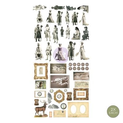 Prima Marketing Finnabair Ephemera - Steam and Frost