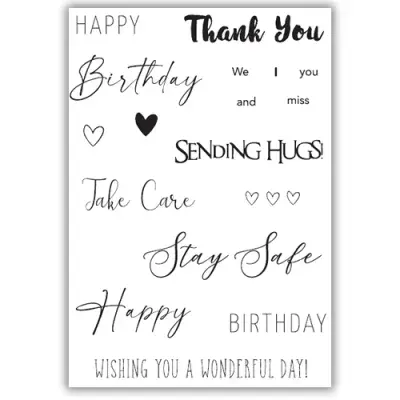 Pure & Simple Stamp Set - Sending Hugs & More