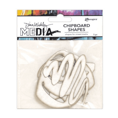 Ranger Dina Wakley Media Chipboard Shapes - Basics