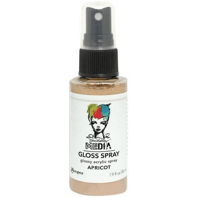 Ranger Dina Wakley Media Gloss Spray 2oz - Apricot