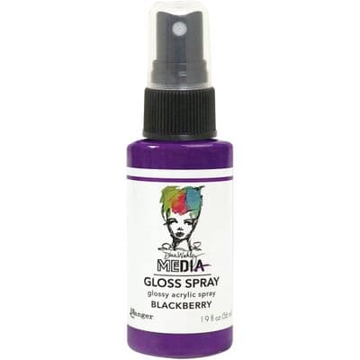 Ranger Dina Wakley Media Gloss Spray 2oz - Blackberry