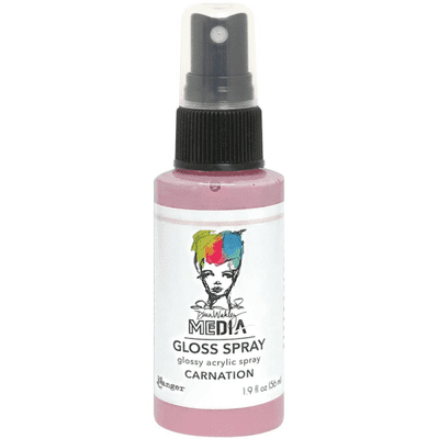 Ranger Dina Wakley Media Gloss Spray 2oz - Carnation