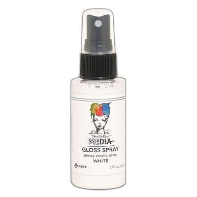 Ranger Dina Wakley Media Gloss Spray 2oz - White