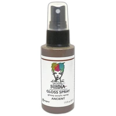 Ranger Dina Wakley Media Metallic Gloss Spray 2oz - Ancient