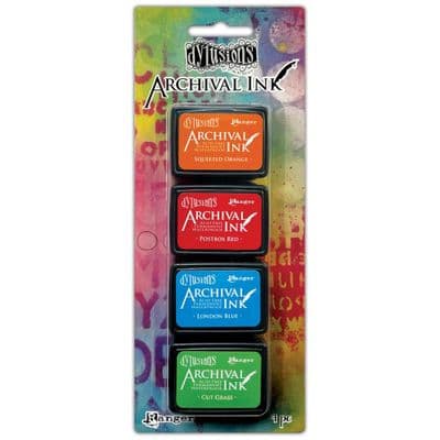 Tim Holtz Distress Archival Mini Ink Kit 1 Tim Holtz Distress Archival Mini Ink Kit 1
