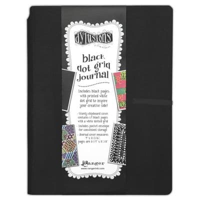 Ranger Dylusions - Dot Grid Journal Large, Black