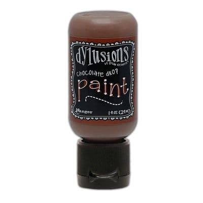 Ranger Dylusions Paint Flip Cap Bottle - Chocolate Drop