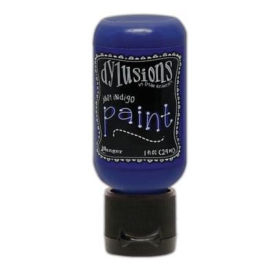 Ranger Dylusions Paint Flip Cap Bottle - Just Indigo