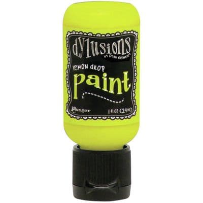 Ranger Dylusions Paint Flip Cap Bottle - Lemon Drop