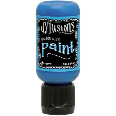Ranger Dylusions Paint Flip Cap Bottle - London Blue