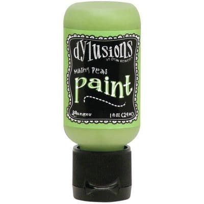Ranger Dylusions Paint Flip Cap Bottle - Mushy Peas
