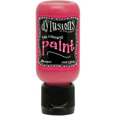 Ranger Dylusions Paint Flip Cap Bottle - Pink Flamingo