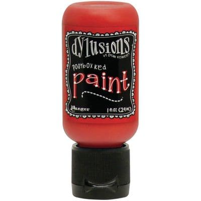 Ranger Dylusions Paint Flip Cap Bottle - Postbox Red