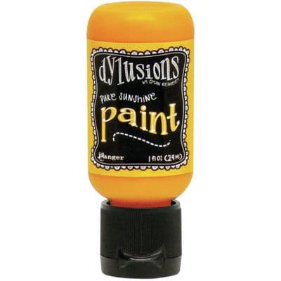 Ranger Dylusions Paint Flip Cap Bottle - Pure Sunshine