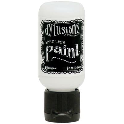 Ranger Dylusions Paint Flip Cap Bottle - White Linen
