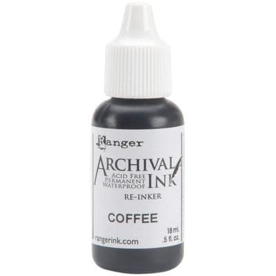 Ranger Ink Archival Re-inker - Coffee