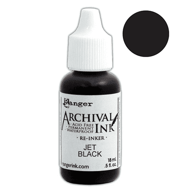Ranger Ink Archival Re-inker - Jet Black