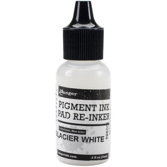 Ranger Pigment Ink Re-Inker - Glacier White