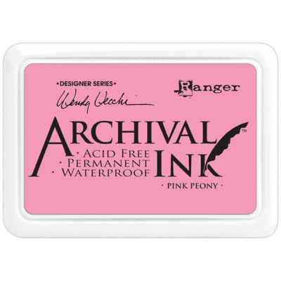 Ranger Wendy Vecchi Archival Ink Pad - Pink Peony