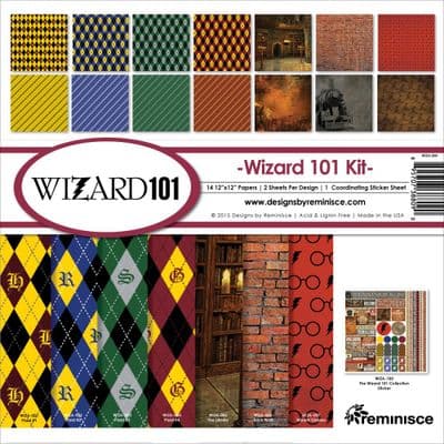 Reminisce 12x12 Collection Kit - Wizard 101