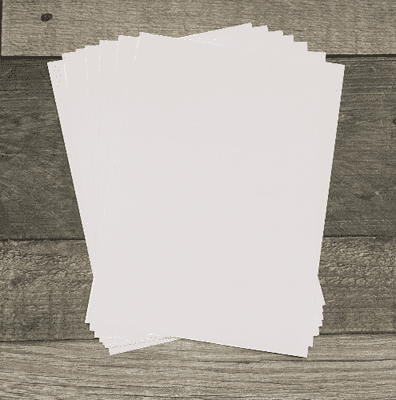 Removeable White Labels - 10 x A5 sheets