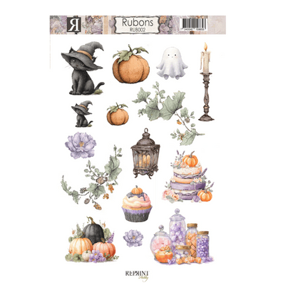 Reprint Rub-Ons - Enchanted Halloween