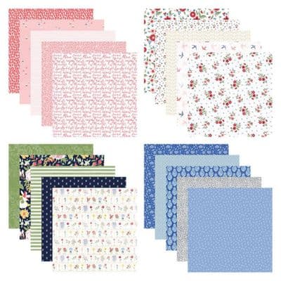 Rosie's Studio 12x12 Designer Paper Pad - Bayfair