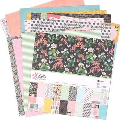 Rosie's Studio 12x12 Designer Paper Pad - Hello It's Me!