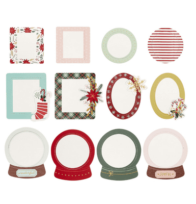 Rosie's Studio Chipboard Frames - Oh Joyful Day