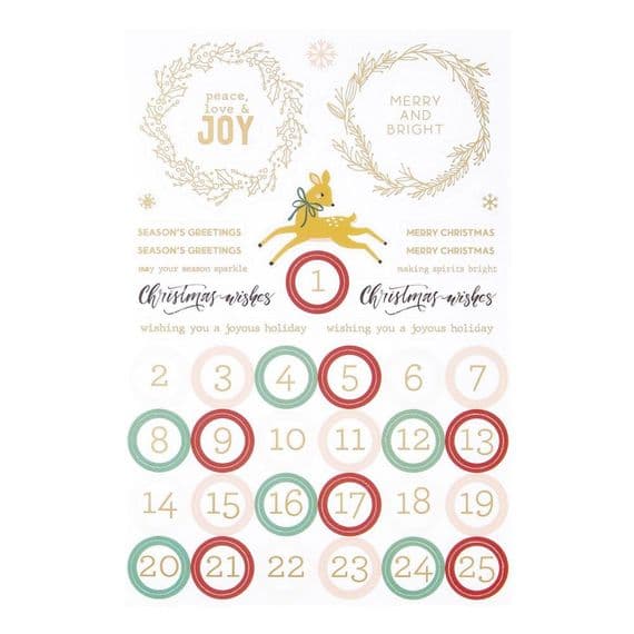 Rosie's Studio Clear Sticker Pack - Oh Joyful Day!