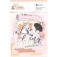 Rosie's Studio Die-Cut Ephemera - Golden Afternoon Sentiments