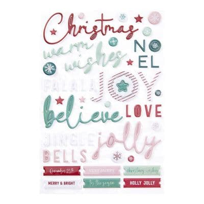 Rosie's Studio Puffy Stickers - Oh Joyful Day