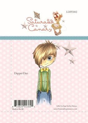 Saturated Canary Clear Stamp - Little Darlings Dapper Dan