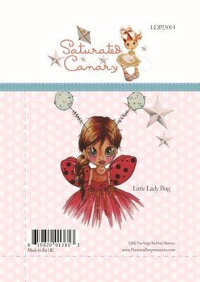 Saturated Canary Clear Stamp - Little Darlings Little Lady Bug