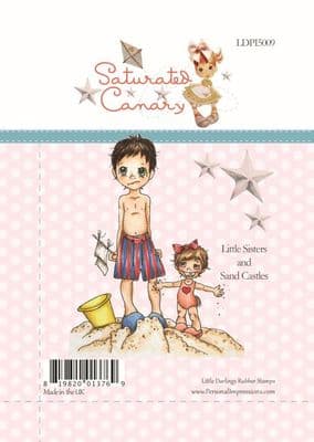 Saturated Canary Clear Stamp - Little Darlings Little Sisters & Sandcastles