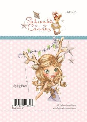Saturated Canary Clear Stamp - Little Darlings Spring Fawn