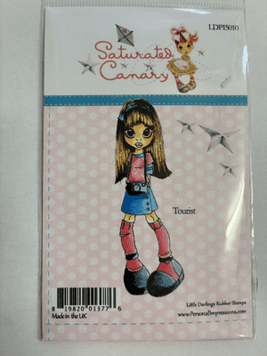 Saturated Canary Clear Stamp - Little Darlings Tourist
