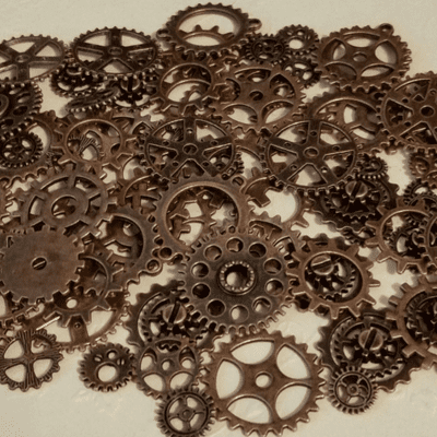 Scrapbook Embellishments - Metal Gears