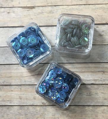 Sequin Trio Packs - Jeans Blue