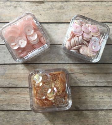 Sequin Trio Packs - Rose