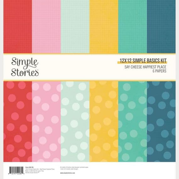 Simple Stories Basics Kit - Say Cheese Happiest Place