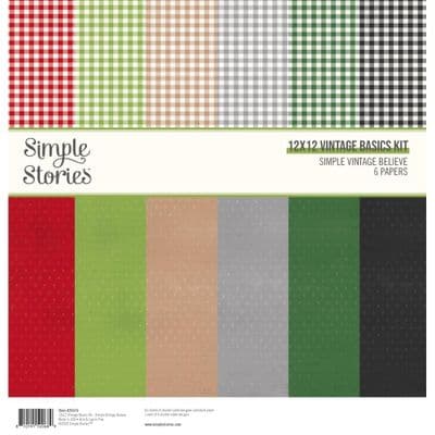 Simple Stories Basics Kit - Simple Vintage Believe