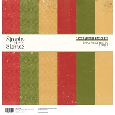 Simple Stories Basics Kit - Simple Vintage Yuletide