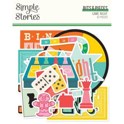 Simple Stories Bits and Pieces - Game Night
