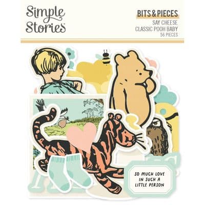 Simple Stories Bits and Pieces - Say Cheese Classic Pooh Baby
