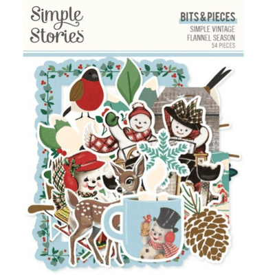 Simple Stories Bits and Pieces - Simple Vintage Flannel Season