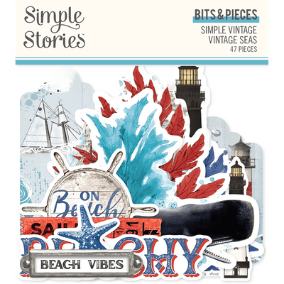 Simple Stories Bits and Pieces - Simple Vintage Vintage Seas