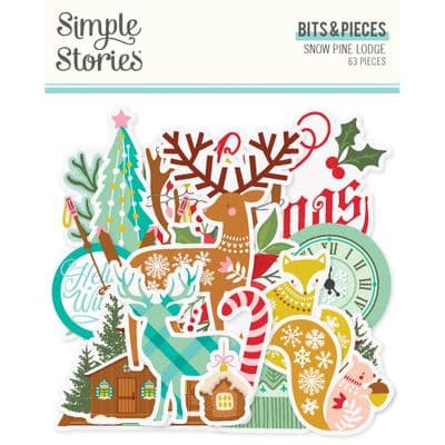 Simple Stories Bits and Pieces - Snow Pine Lodge