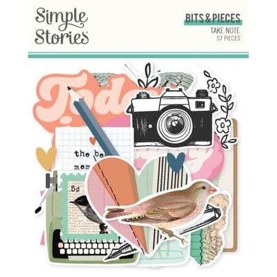 Simple Stories Bits and Pieces - Take Note
