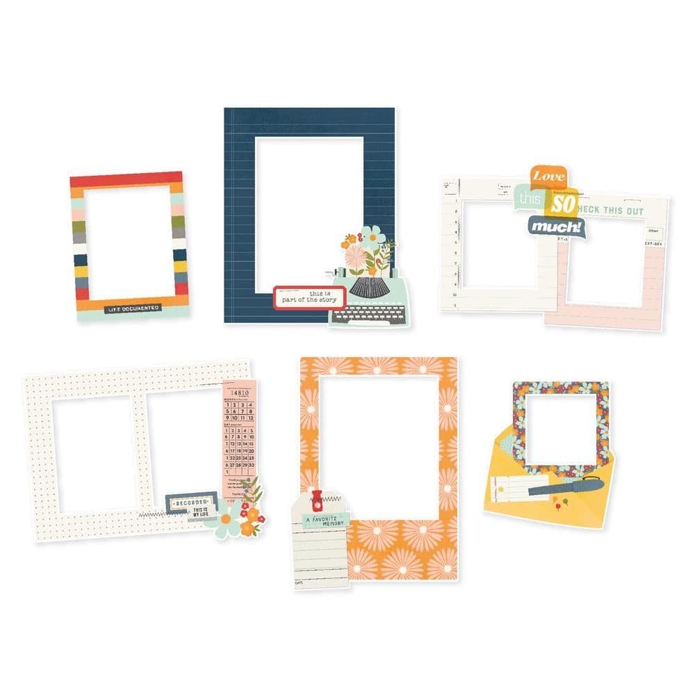 Simple Stories Chipboard Frames - For The Record